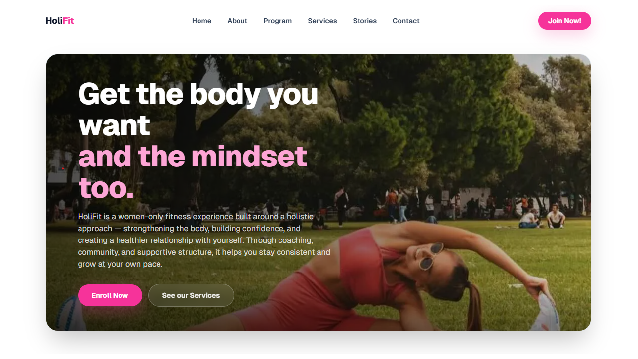 HoliFit screenshot
